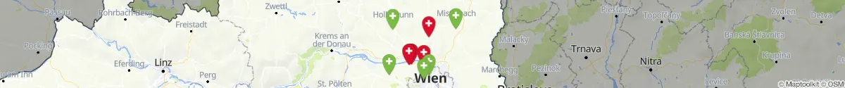 Map view for Pharmacies emergency services nearby Niederhollabrunn (Korneuburg, Niederösterreich)